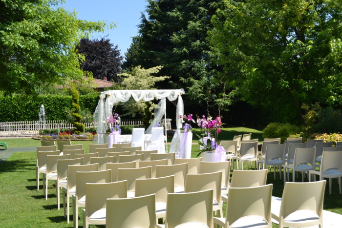 rito civile in giardino