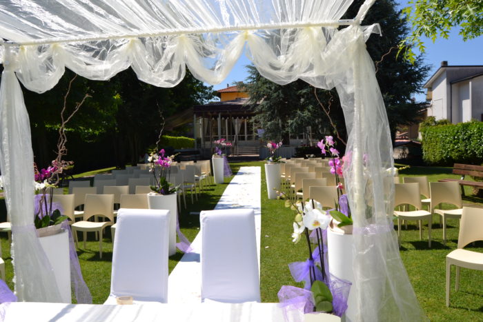 rito civile in giardino