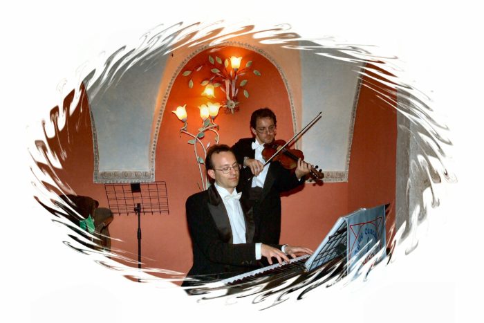 Eleganti apritivi piano violin