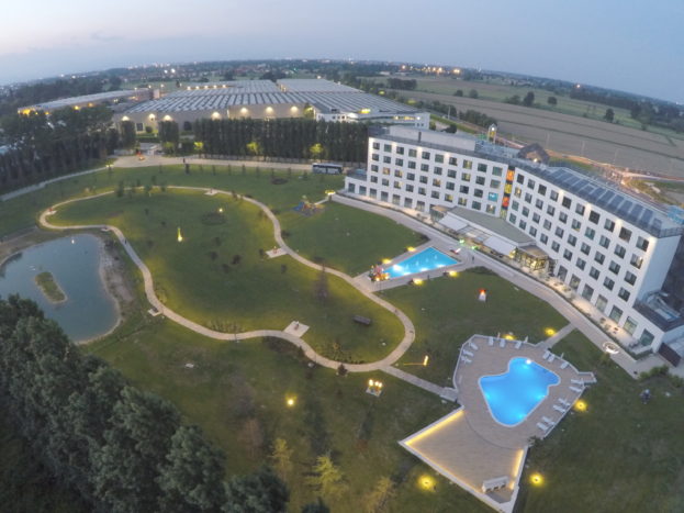 Veduta aerea parco Hotel