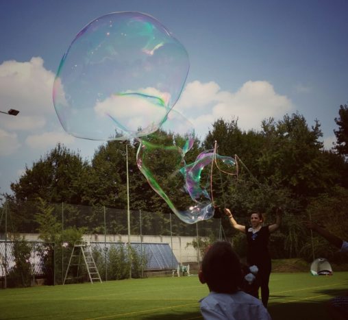 interazione con bolle