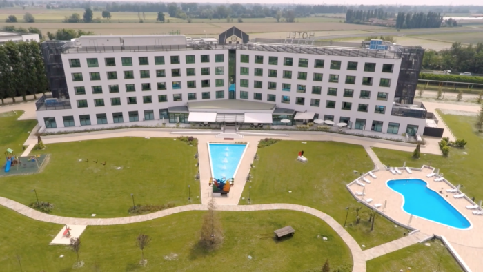 Veduta aerea parco Hotel