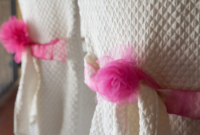 rose di tulle fucsia