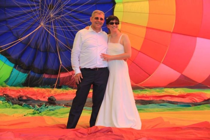Sposi nel pallone