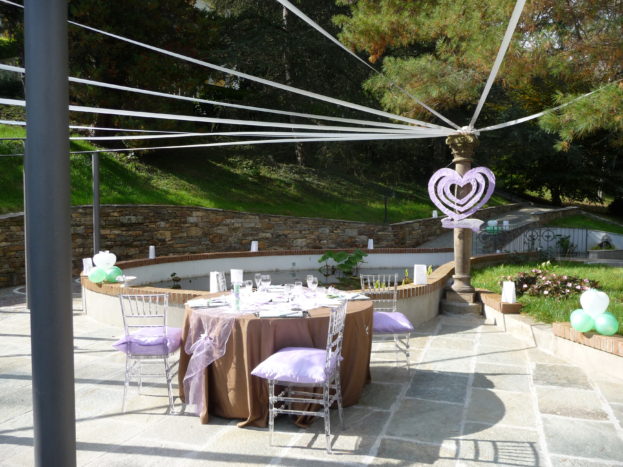 Allestimento presso la vasca