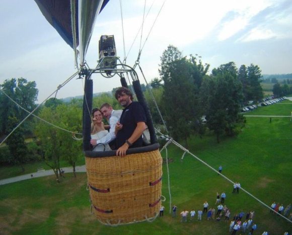 Sposi in volo