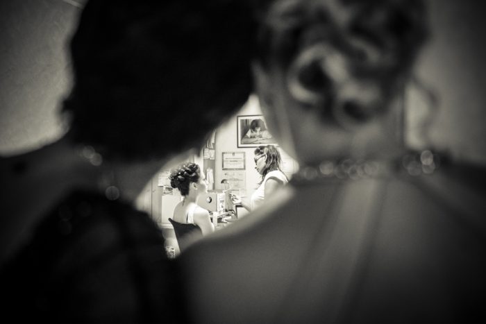 la sposa: vestizione