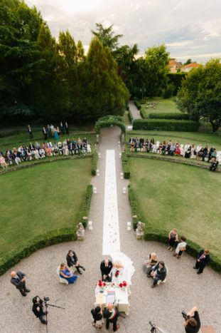 rito civile in giardino