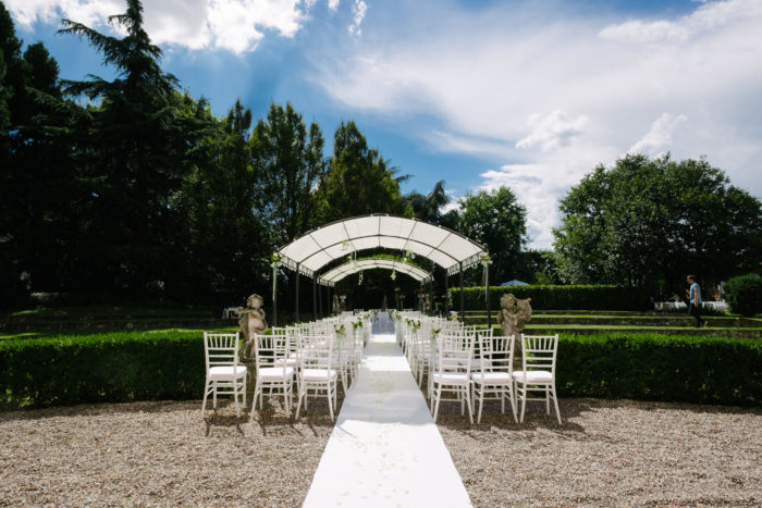 rito civile in giardino