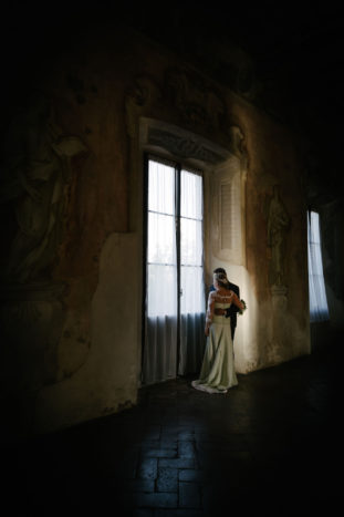 Salone con affreschi