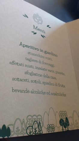 menù a tema natura