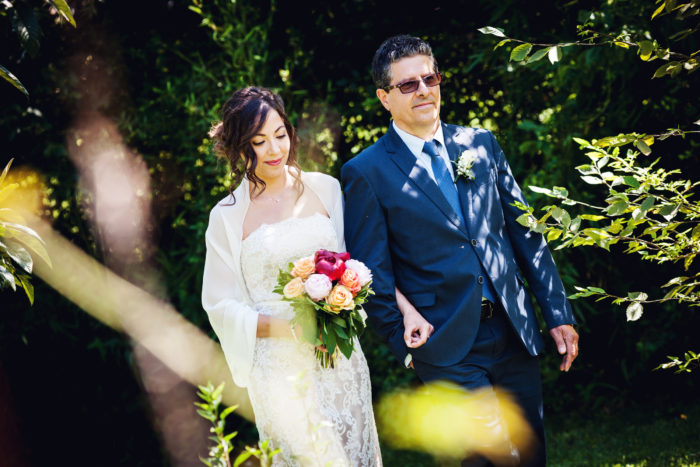 La sposa e il papà