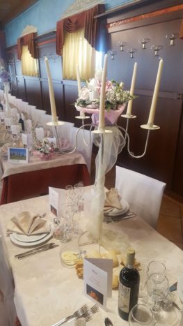 Allestimento tavoli