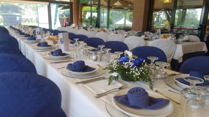 Allestimento tavoli