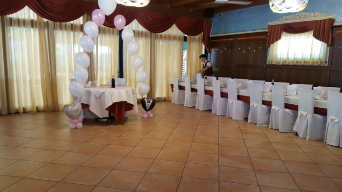 Allestimento tavoli