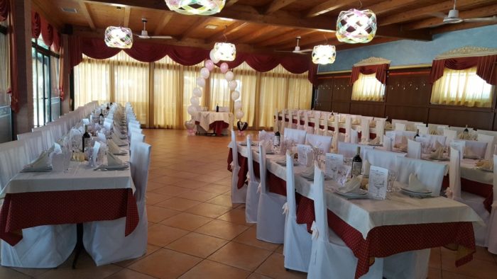 Allestimento tavoli