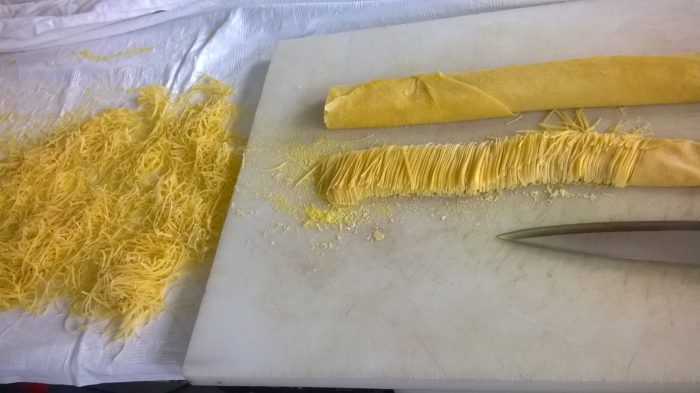 Tagliatelle fatte a mano
