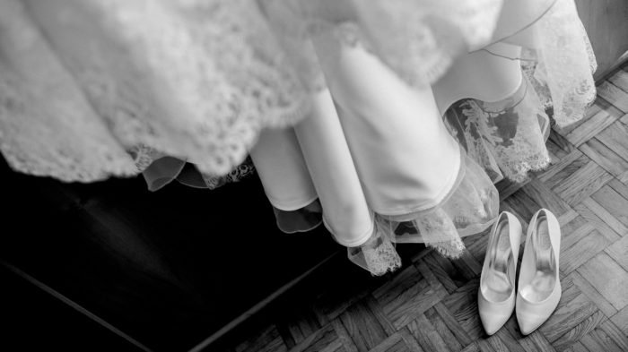 Dettagli abito da sposa