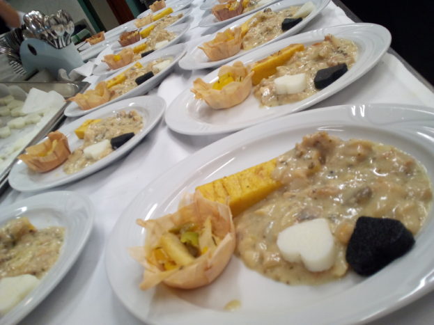 Tris di polenta e Baccalà