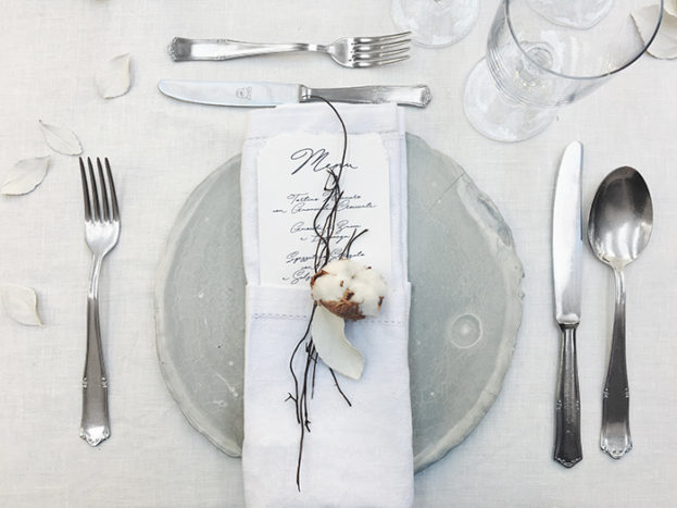 Autumnal table set