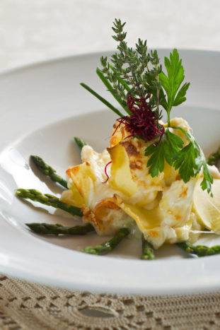 Lasagnetta con asparagi