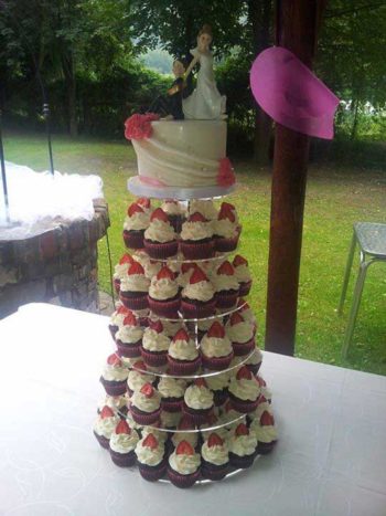 Torre di cupcakes