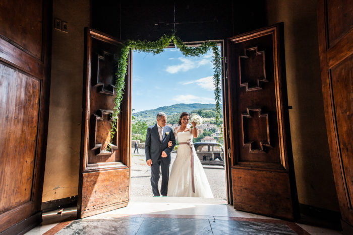 Matrimonio arrivo