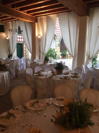 La cena in barchessa
