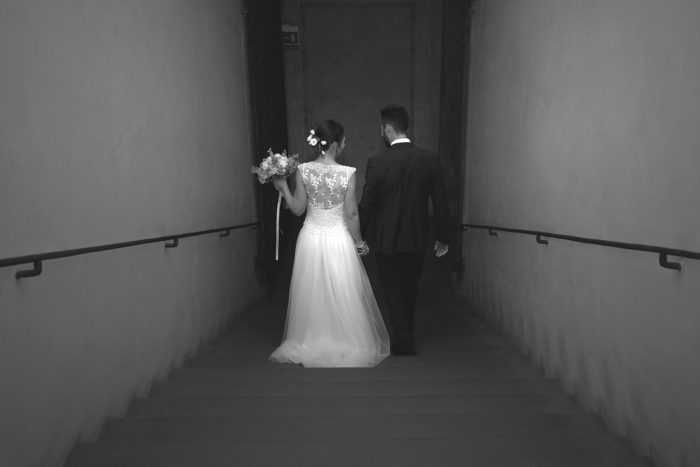 Black and white Wedding
