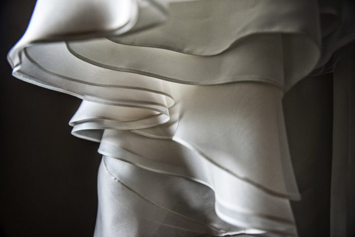 I dettagli dell'abito da sposa