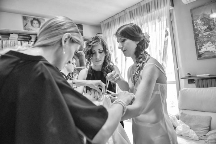 Preparazione della sposa