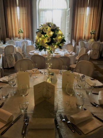 allestimento sala affreschi