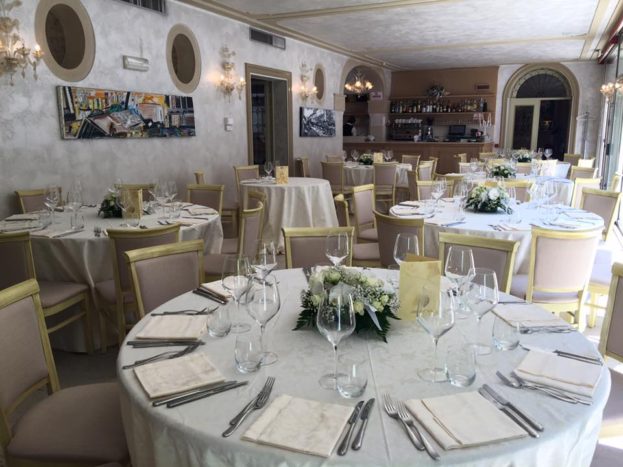 allestimento sala interna