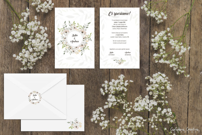 Partecipazione Floreale