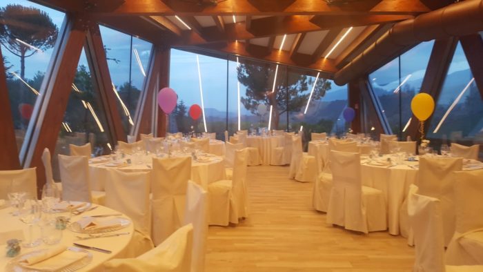 interno sala vetrata