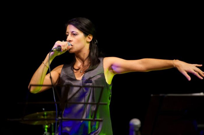 On stage
