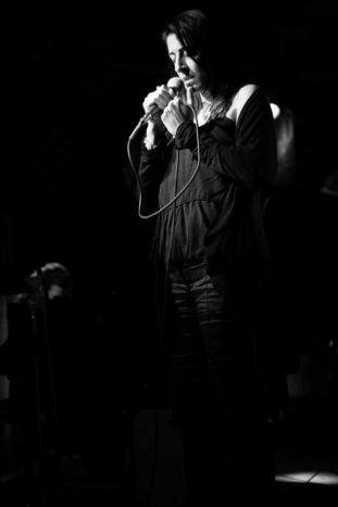 On stage