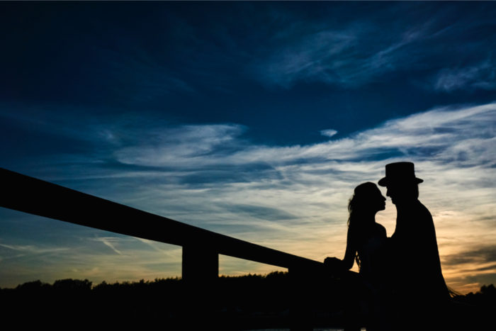 sul molo romanticamente