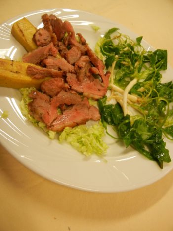 Tagliata d Anatra e Rampusoli