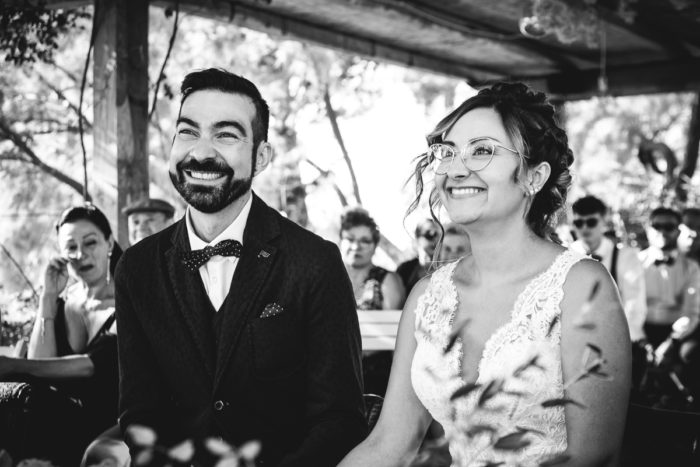 Il sorriso degli sposi
