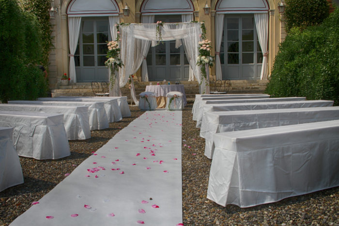 cerimonia in bianco