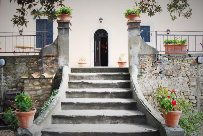particolare sul retro