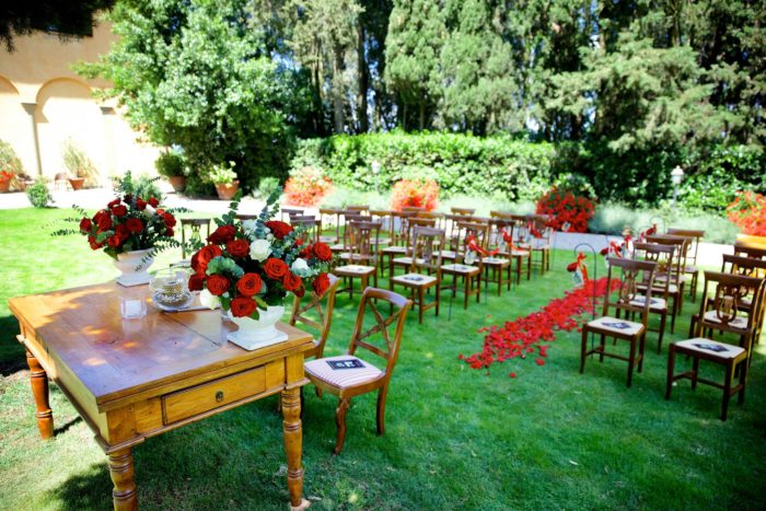 cerimonia in giardino