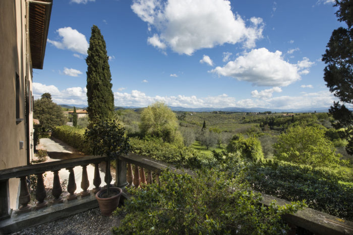 vista dal terrazzo