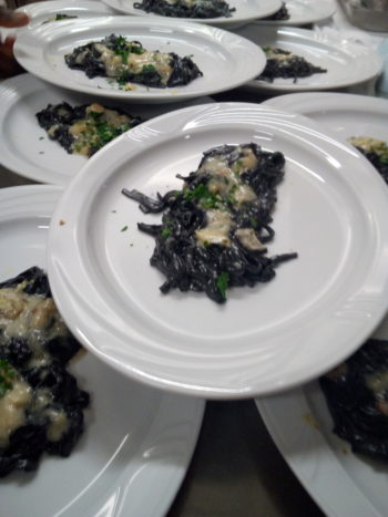 Tagliolini al nero di Seppia