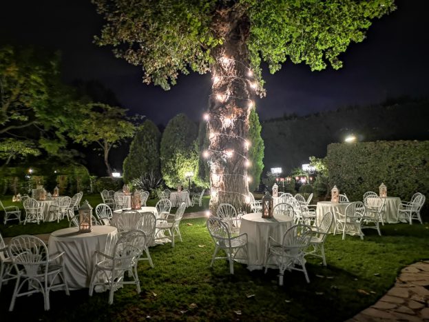 aperitivo in giardino