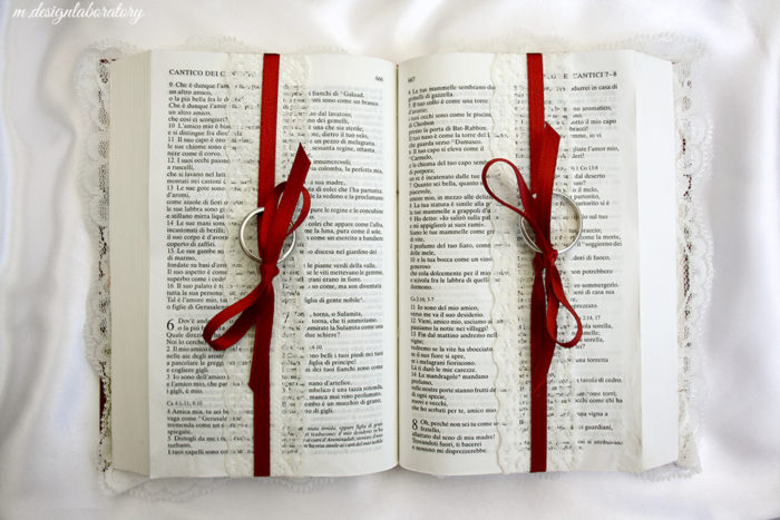 creazione portafedi bibbia
