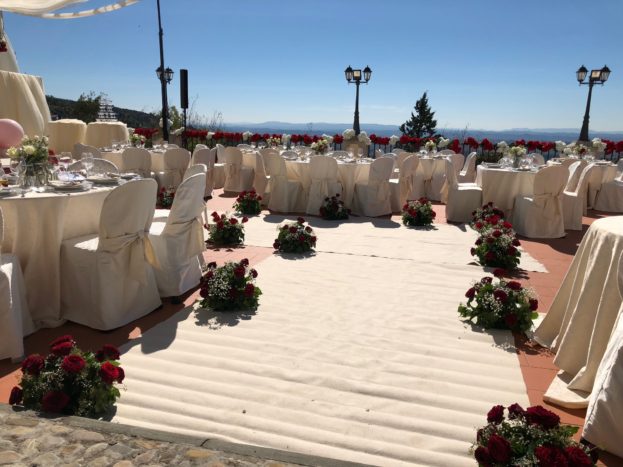 pranzo in terrazza