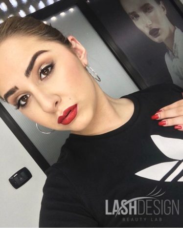 Glowing look