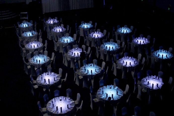 Illuminazione centrotavola